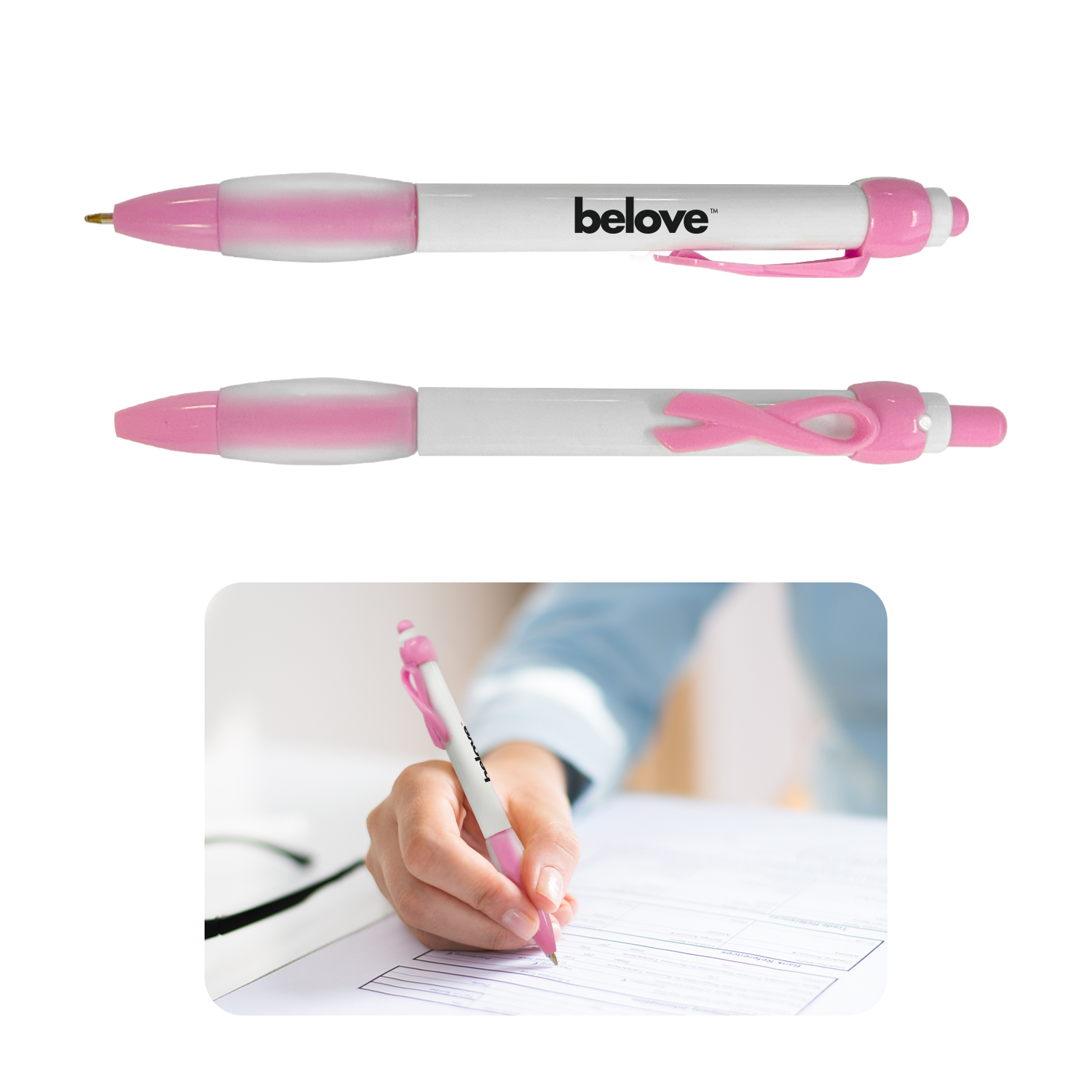 Ribbon Clip Pen 1