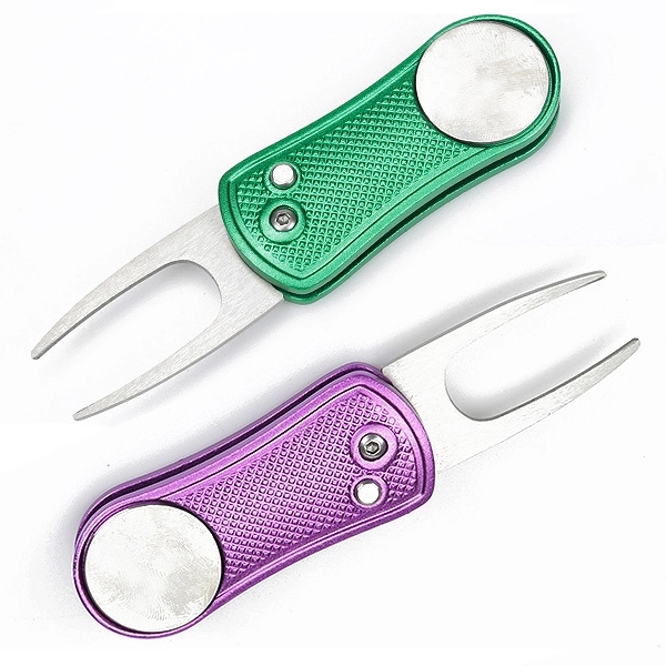 Foldable Metal Golf Divot Repair Tool 4