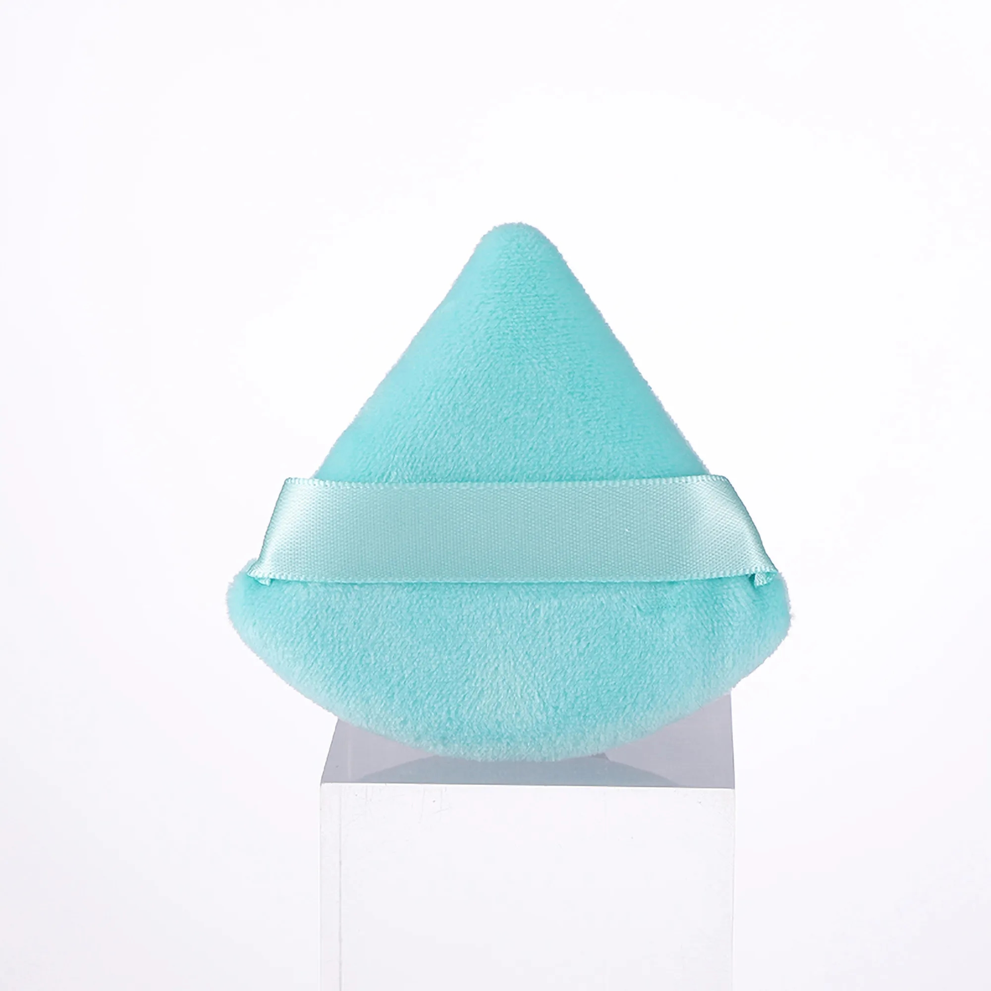 Triangle Powder Puff Makeup Velour Cosmetic Blender Sponge 1
