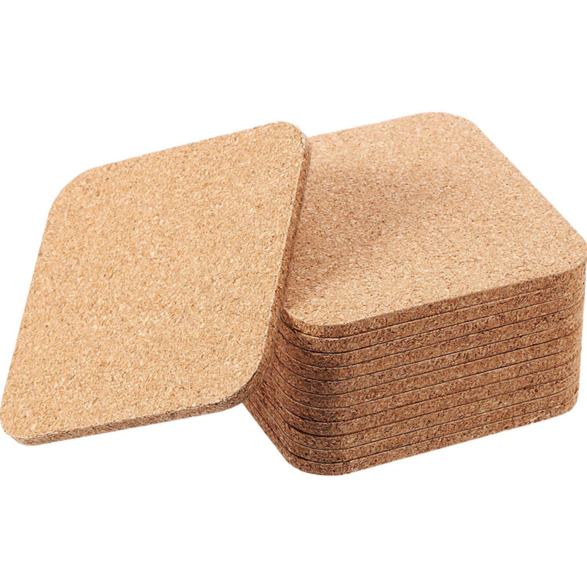 Square Cork Drink Coasters 2
