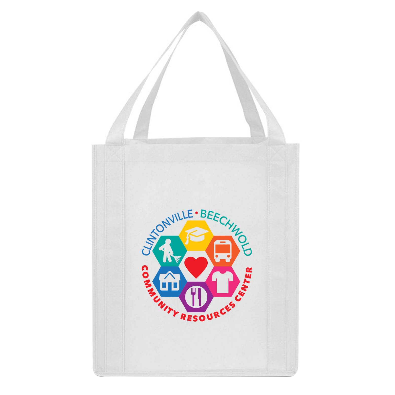 Full Color Large Non-Woven Recycled Tote 8