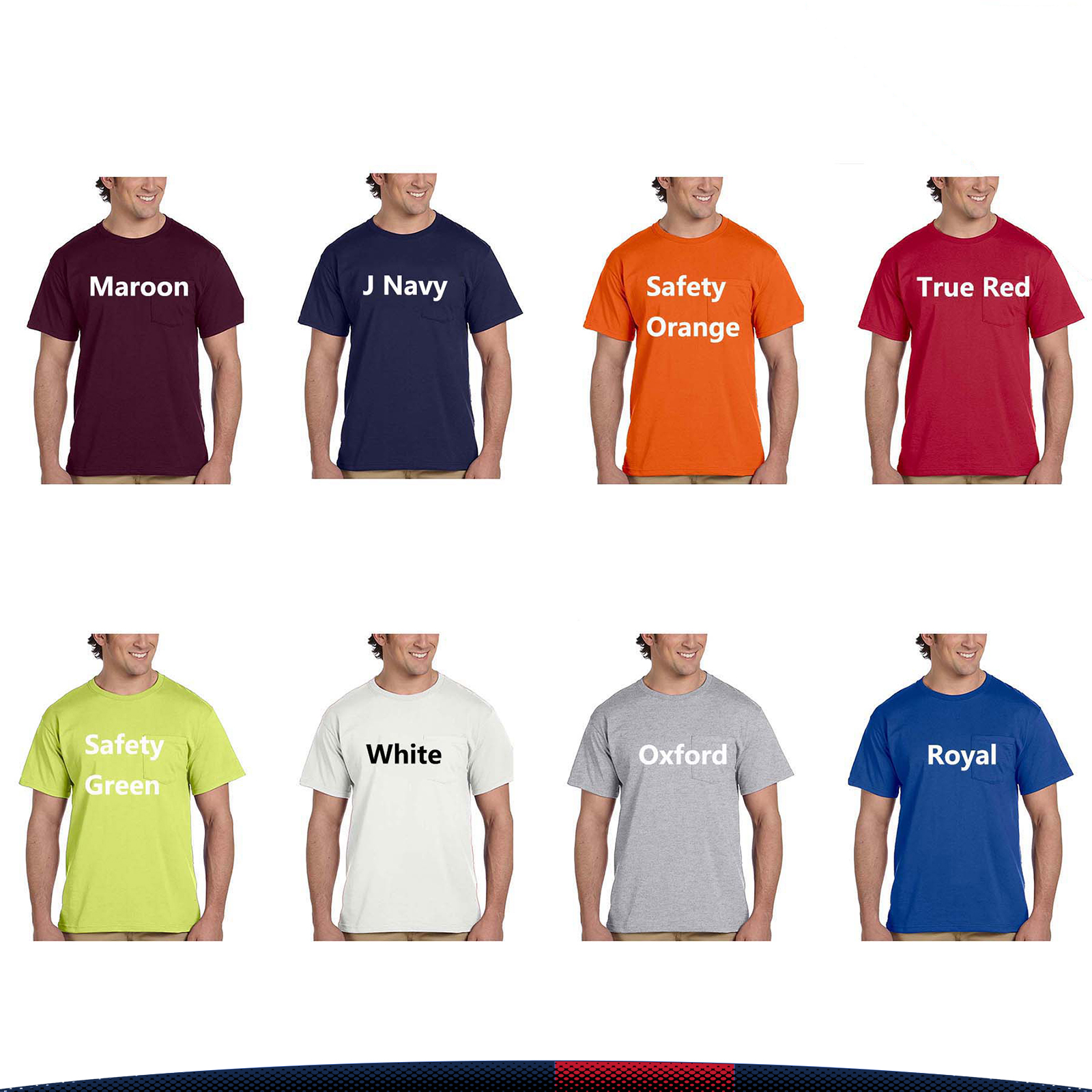 Jerzees® Adult Pocket T-Shirts 3