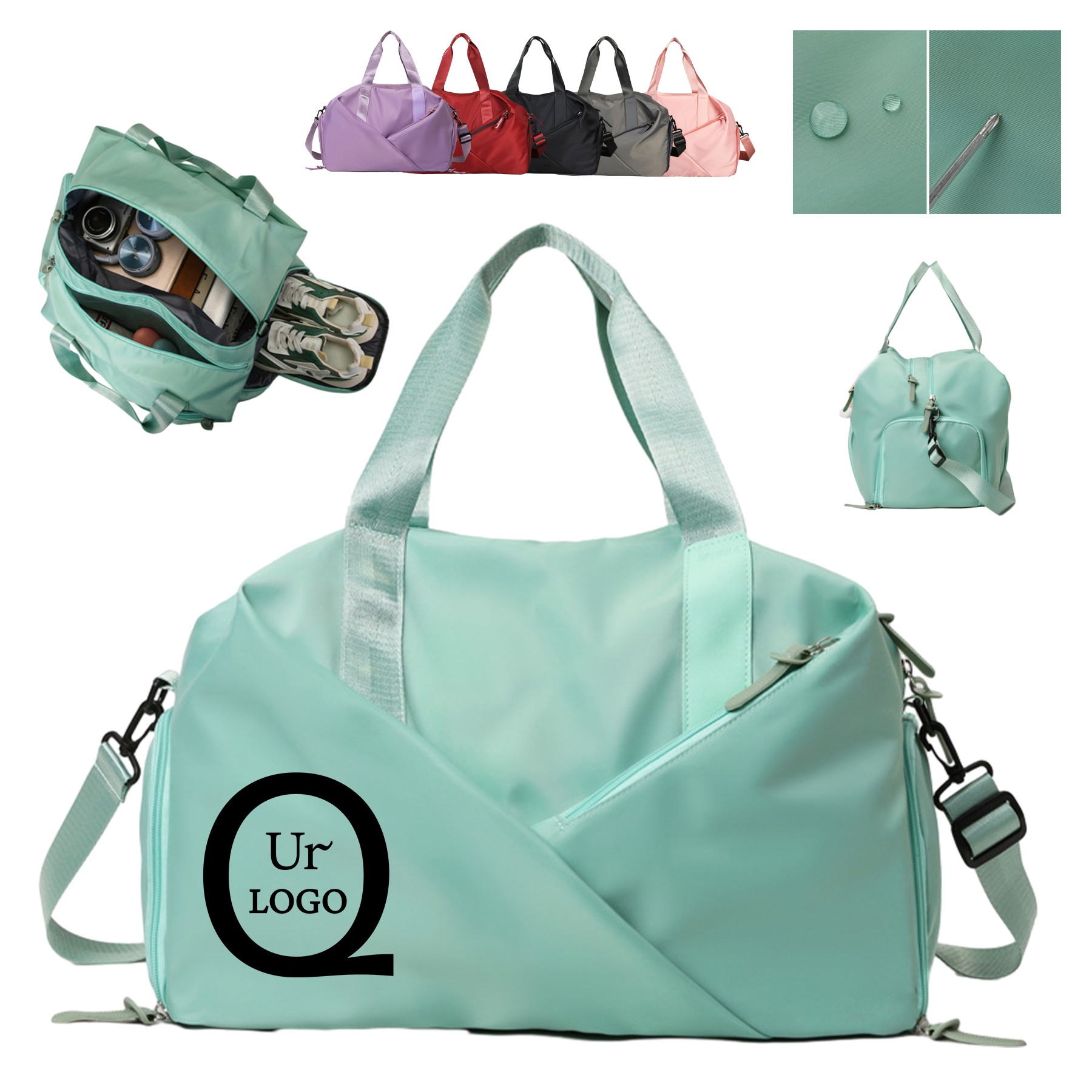 16.54 X 9.45 X 9.84 Inch Large Capacity Fitness Bag 3