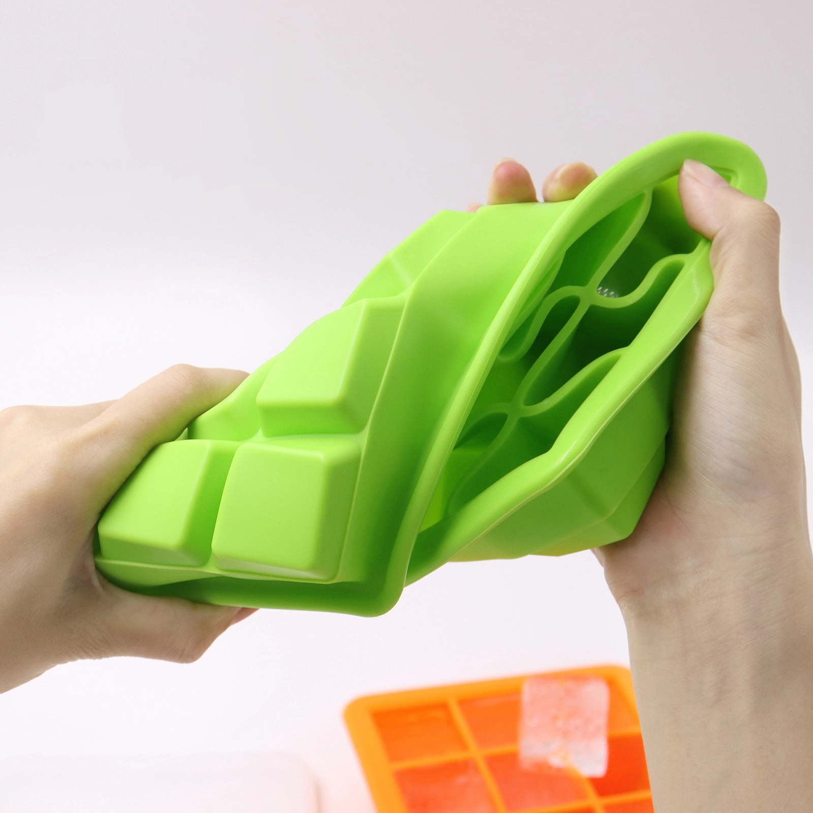Custom Silicone Baby Food Storage & Ice Cube Freezer Tray 6