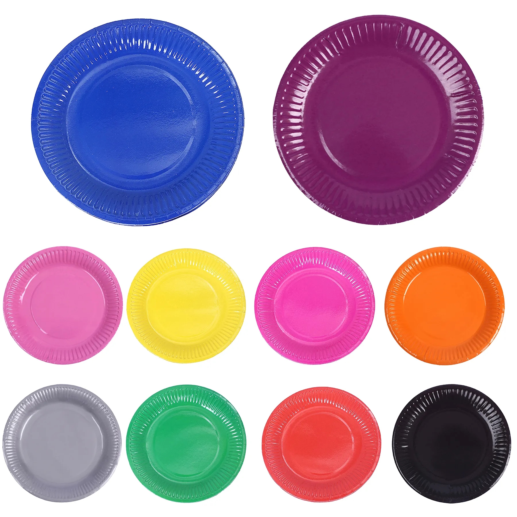 Disposable Colorful Paper Plates