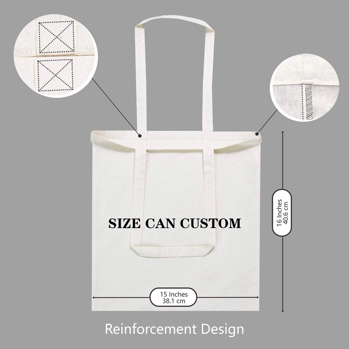 Custom TOP Design High Quality Kitchen Reusable Grocery Bags 7
