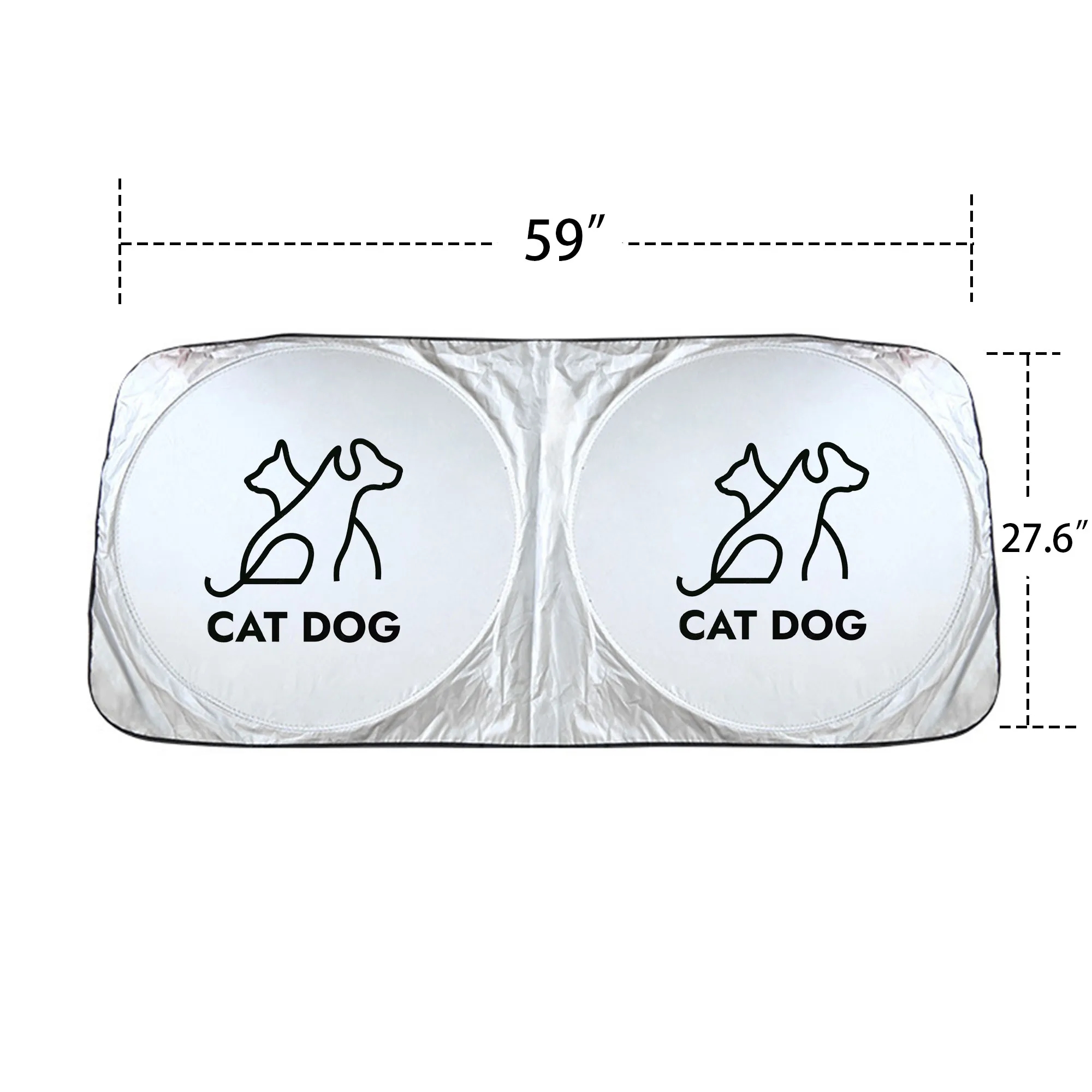 Dual Panel Car Sun Shade