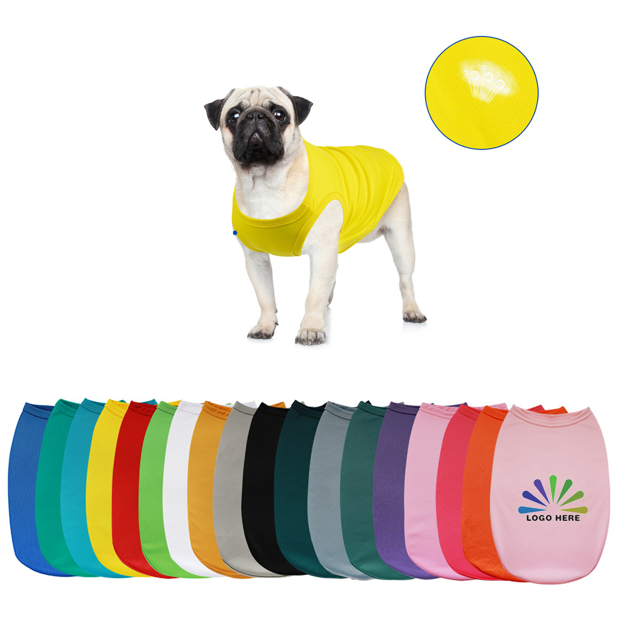 Customizable Polyester Pet T-Shirt 2