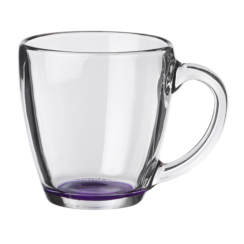 15.5 oz. Libbey Tapered Glass Coffee Mugs 16