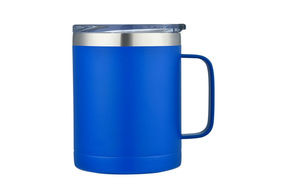 Endura 14oz Double Wall Mug with SS Outer, Plastic Liner and Handle with Ringneck 18