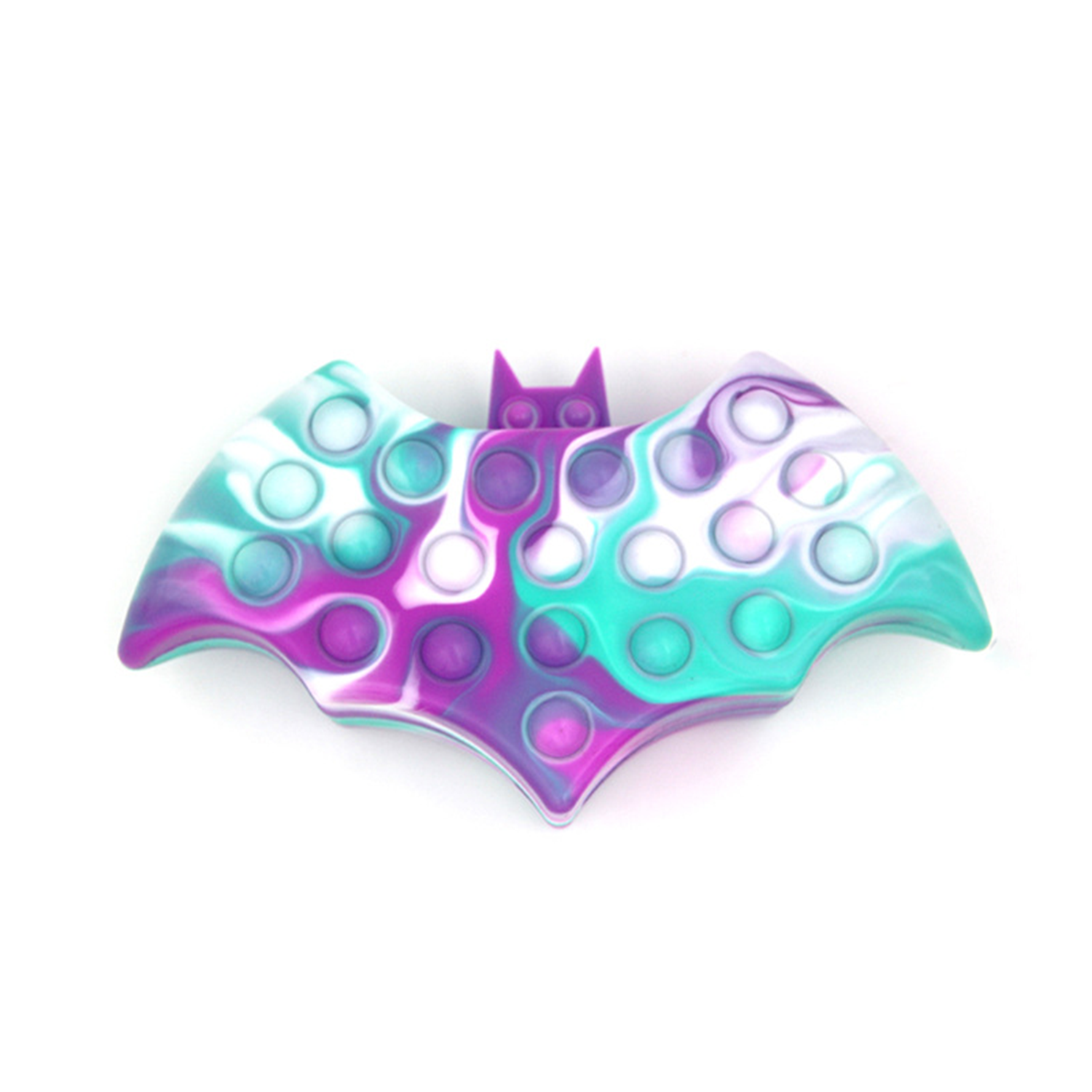 Bat Shaped Silicone Push Pop Bubble Ball Toy 6