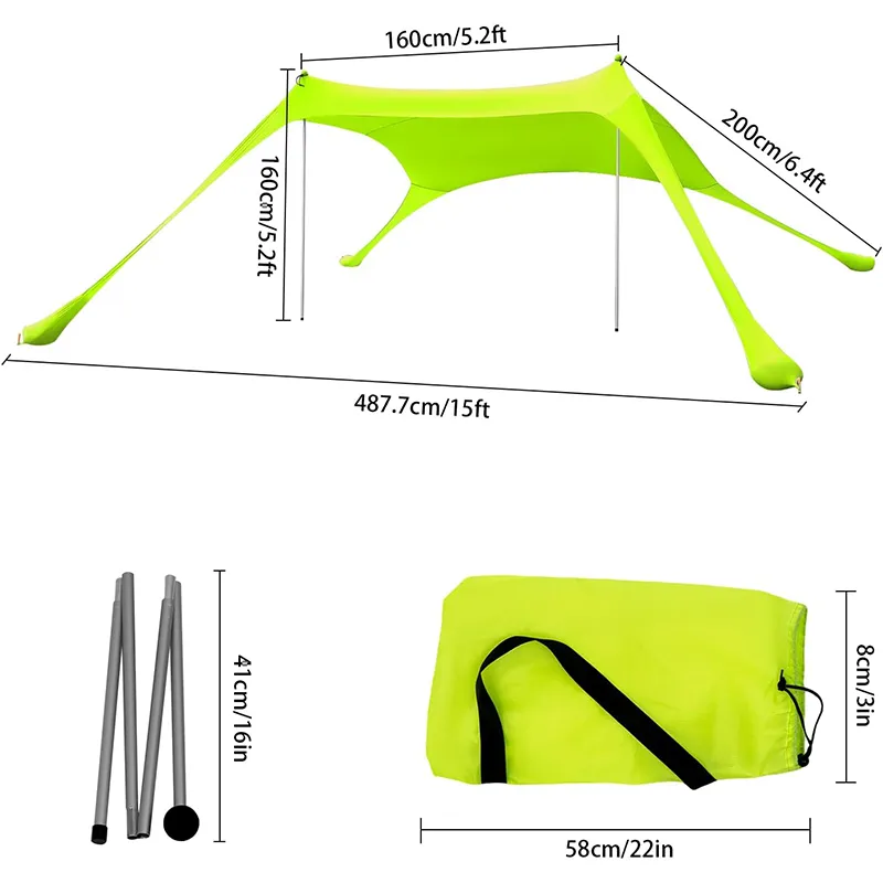 Portable Beach Stretch Tent 5