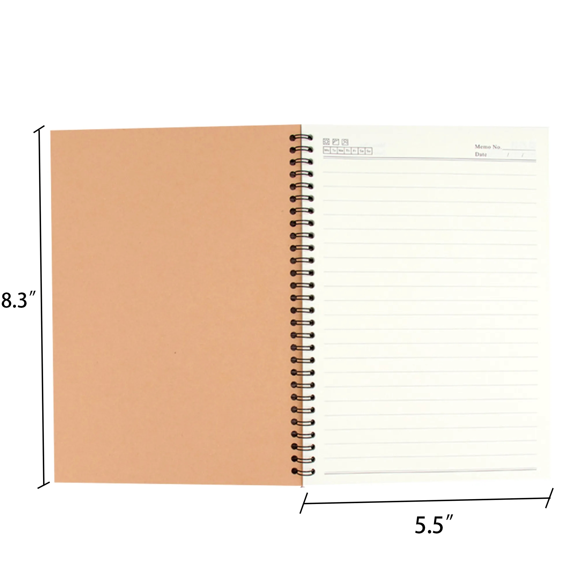 A5 Multicolor Thickened Kraft Paper Coil Notebook 3