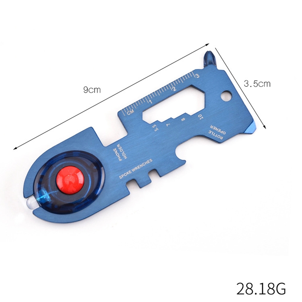 Camping Survival Credit Card Multitool with LED Light 2