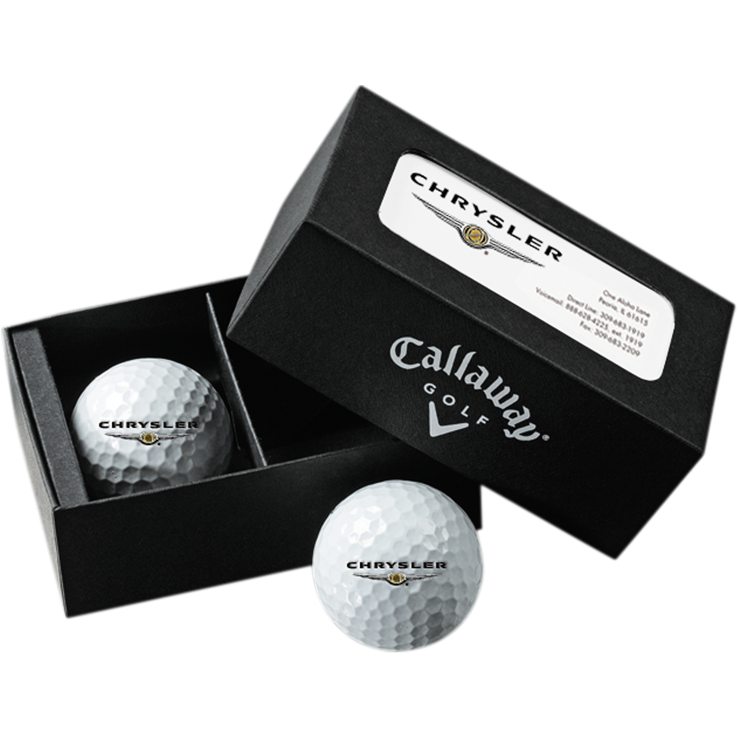 Callaway Business Card Box with Warbird Golf Balls 3