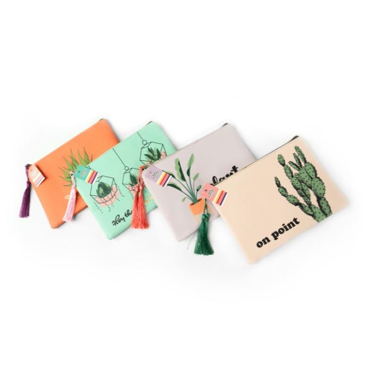 "Plant Perfection" Cosmetic Bags - 4 Designs