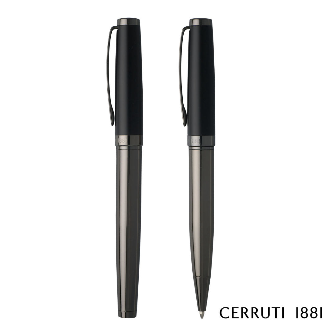 Cerruti 1881® Hamilton Ballpoint Pen & Rollerball Pen Set 2