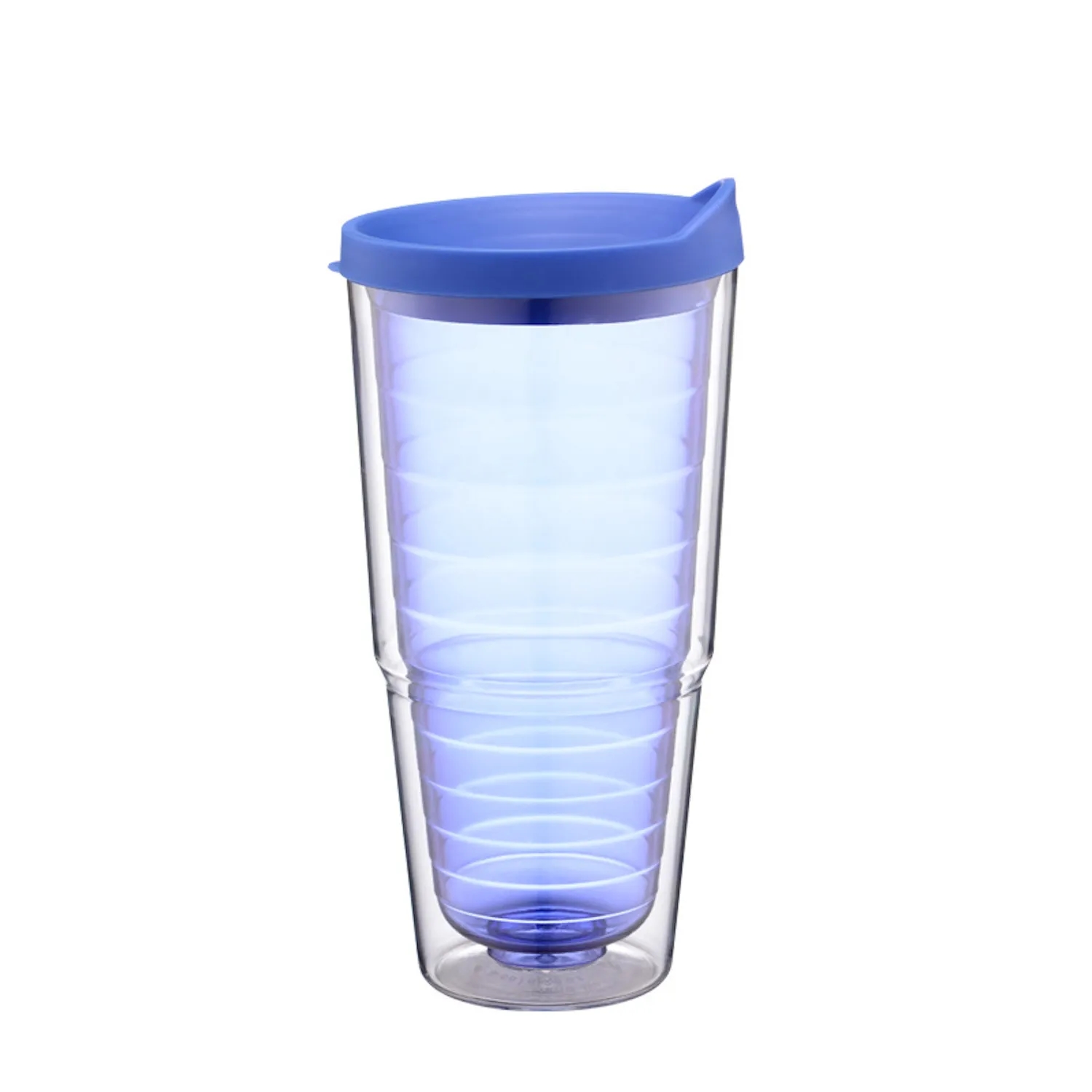 24oz Double Wall Solid Clear Orbit Acrylic Tumbler 2