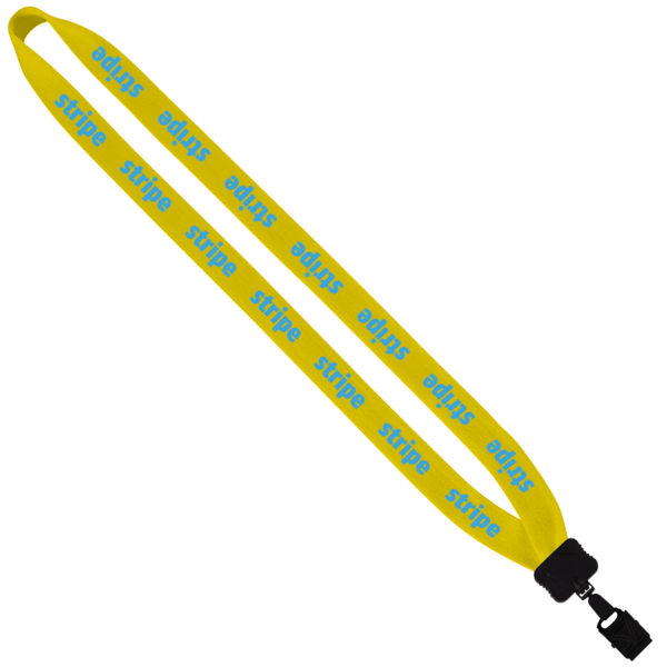 3/4" Cotton Lanyard with Plastic Clamshell & O-Ring 10