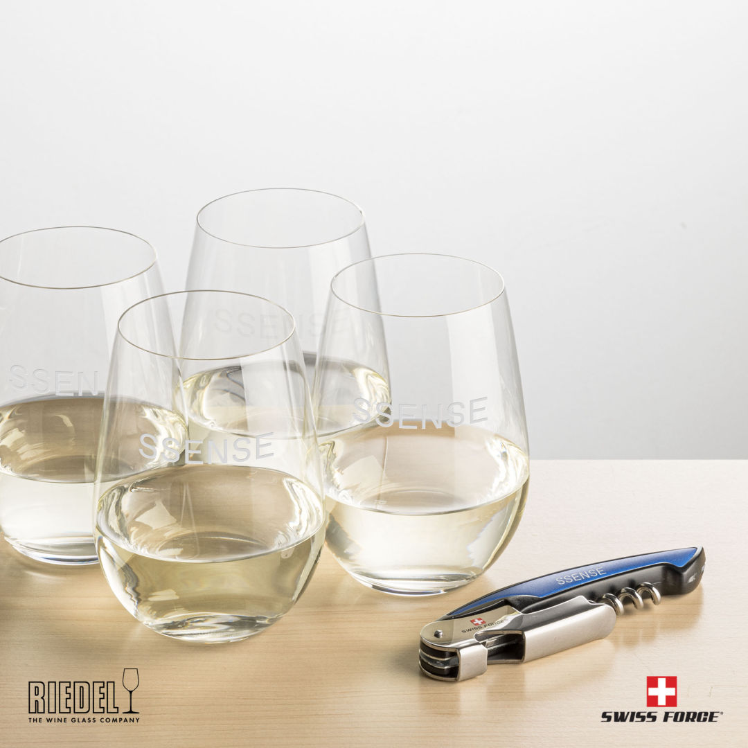 Swiss Force® Opener & RIEDEL Stemless Wine 6