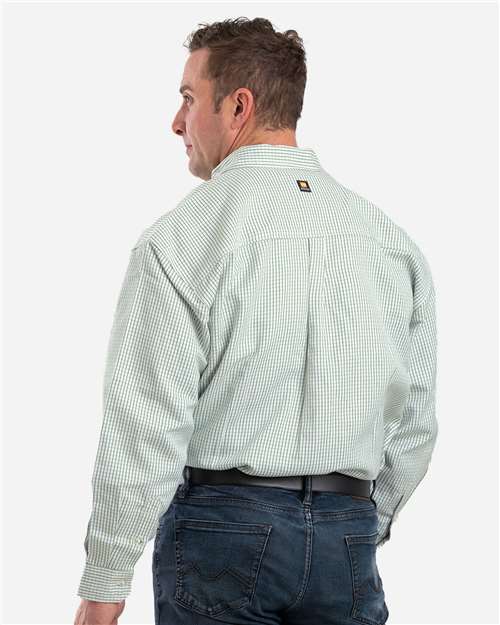 Men's Tall Flame-Resistant Down Plaid Work Shirt - FRSH21T 13