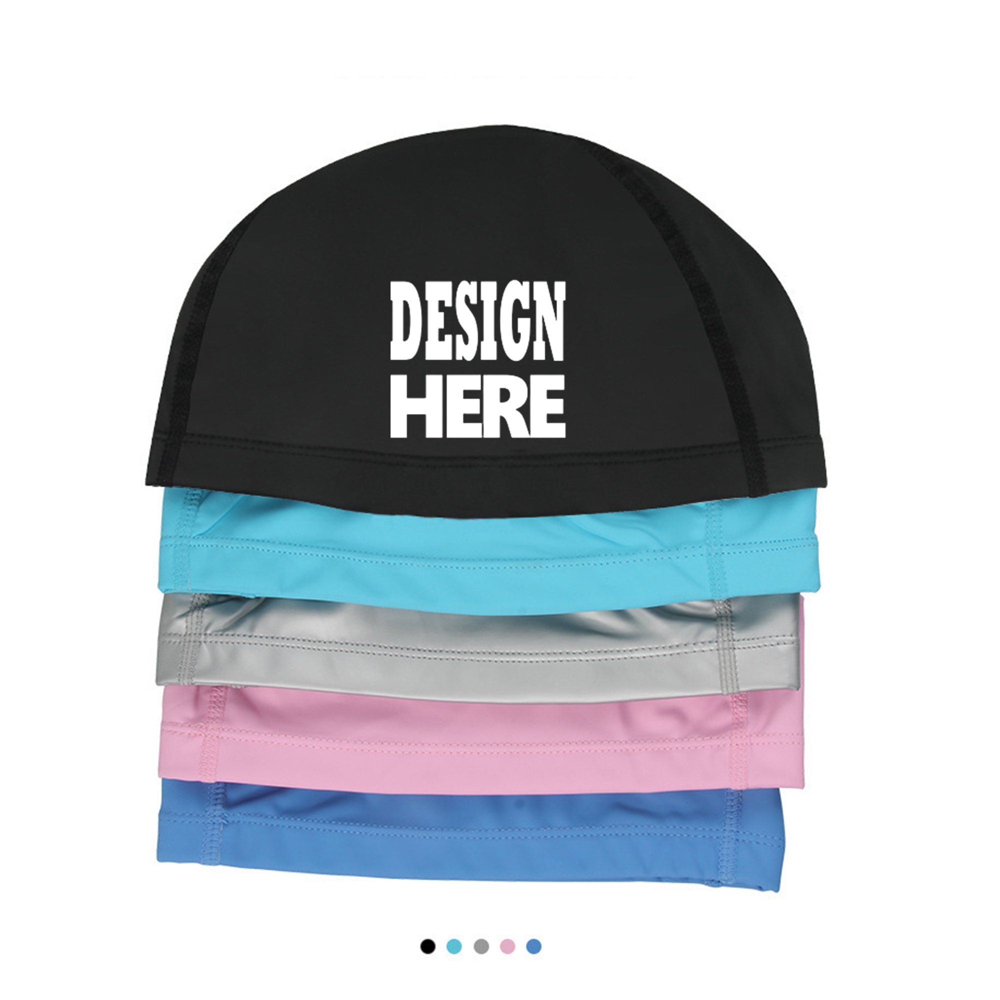 Waterproof PU Coated Swimming Cap 2