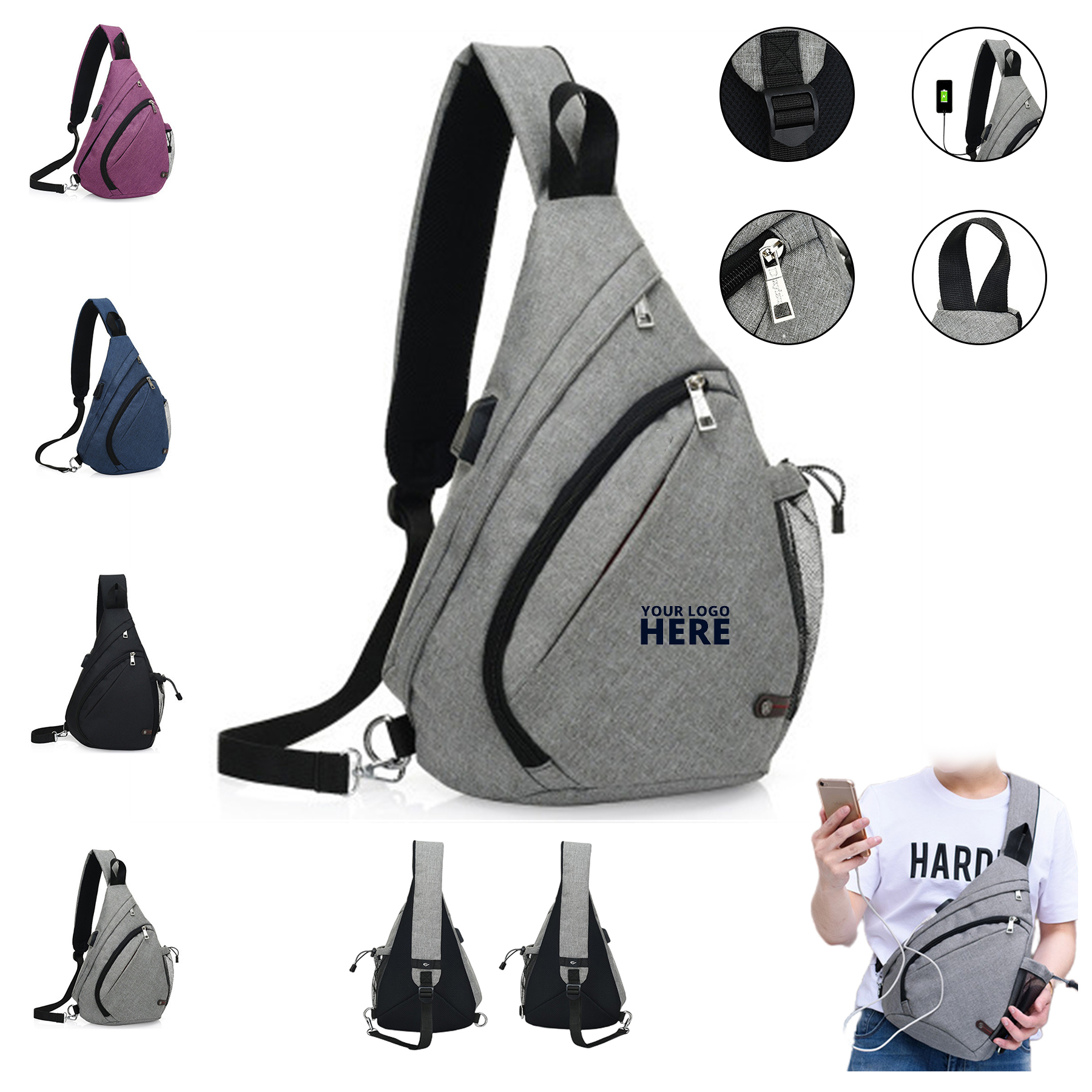 Water-Proof Crossbody Backpack 2