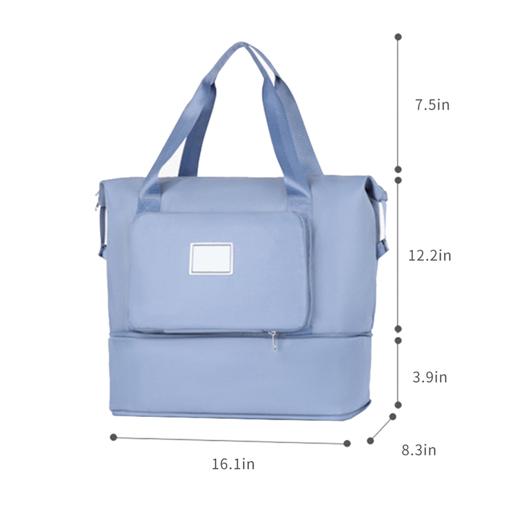 Portable Large Capacity Shoulder Oxford Travel & Sports Bag 3