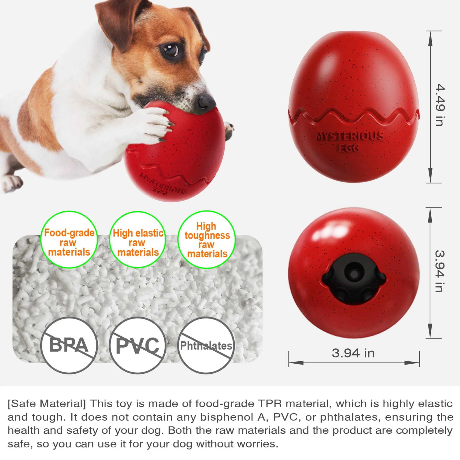 Plastic Slow-Eating Dog Toy 6