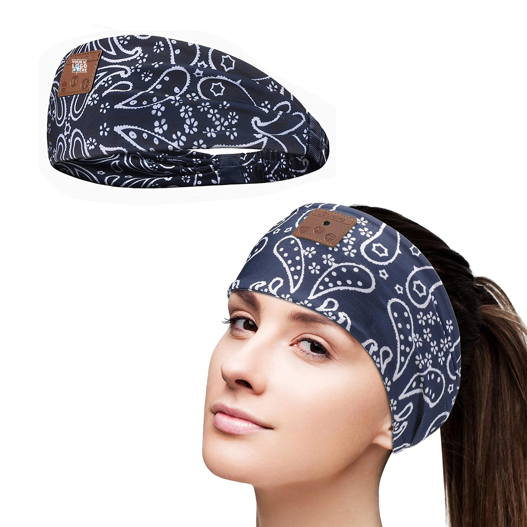 Ultra-thin Speaker Men Women Gift Sleep Headphone Bluetooth Headband 2