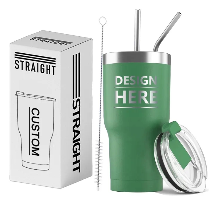 Stainless Steel Insulated Water Bottle with Straws 11