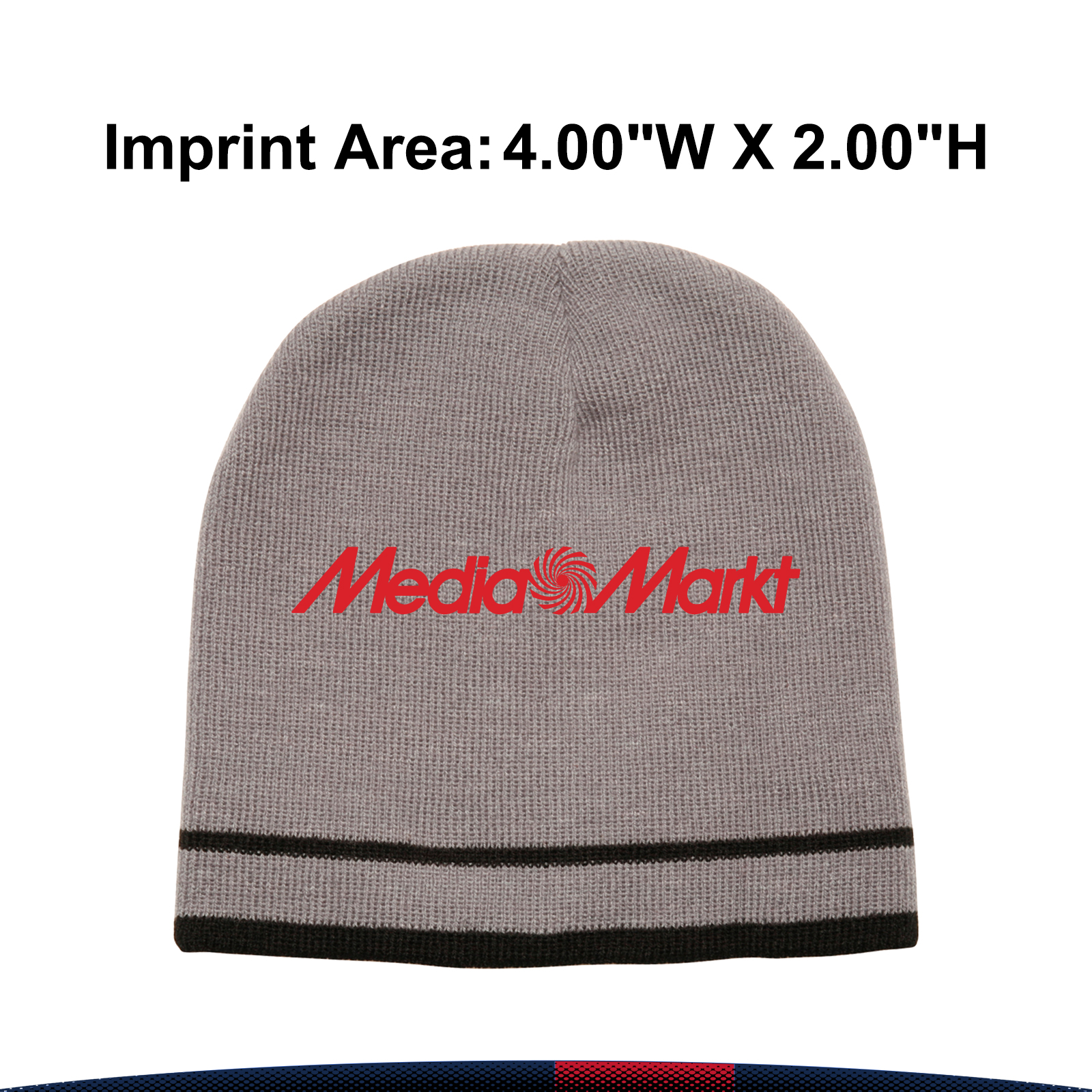 Double Stripe Knit Beanies 1