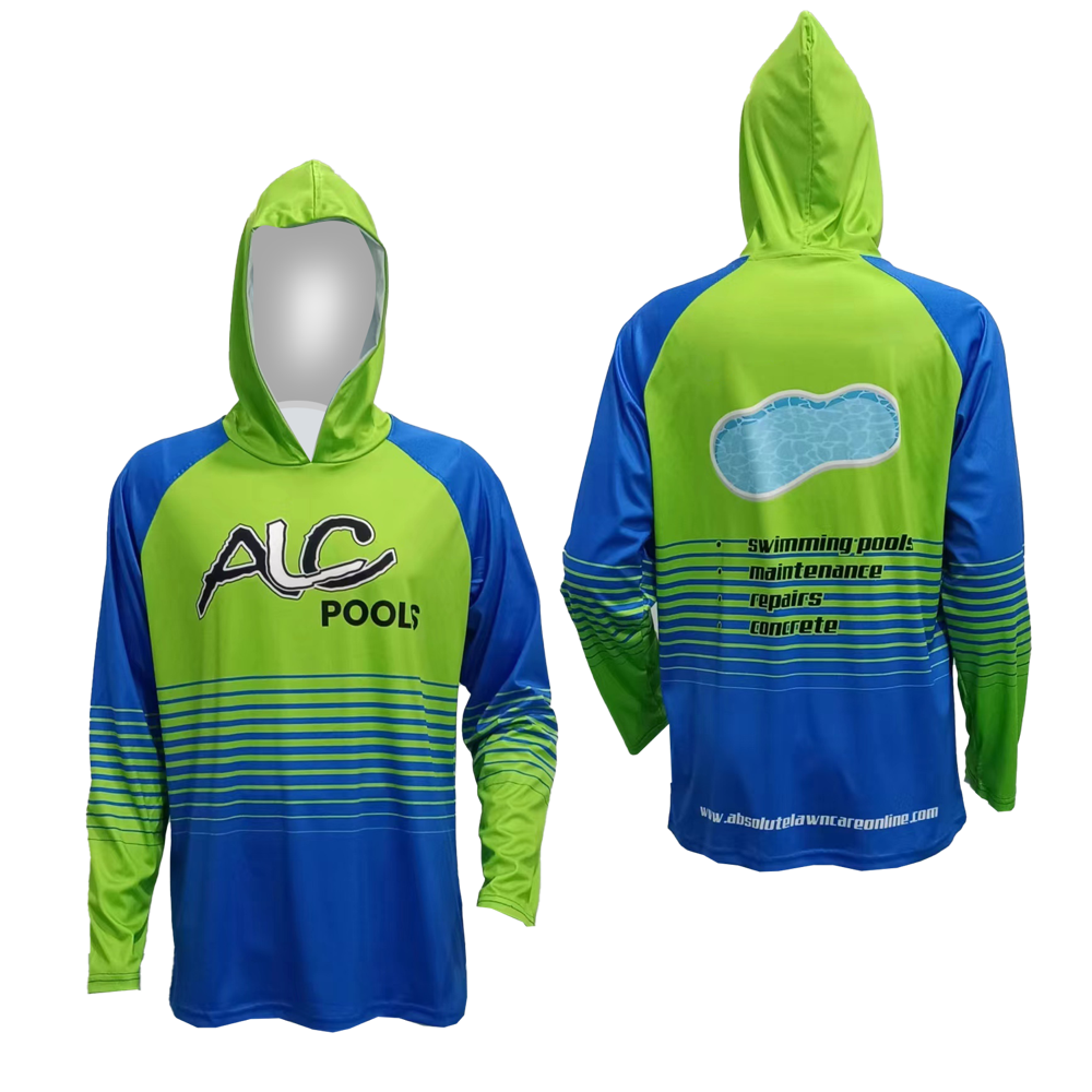 Men's Hooded Long Sleeve Shirt, custom hoodie or sweatshirt with logo imprint 2