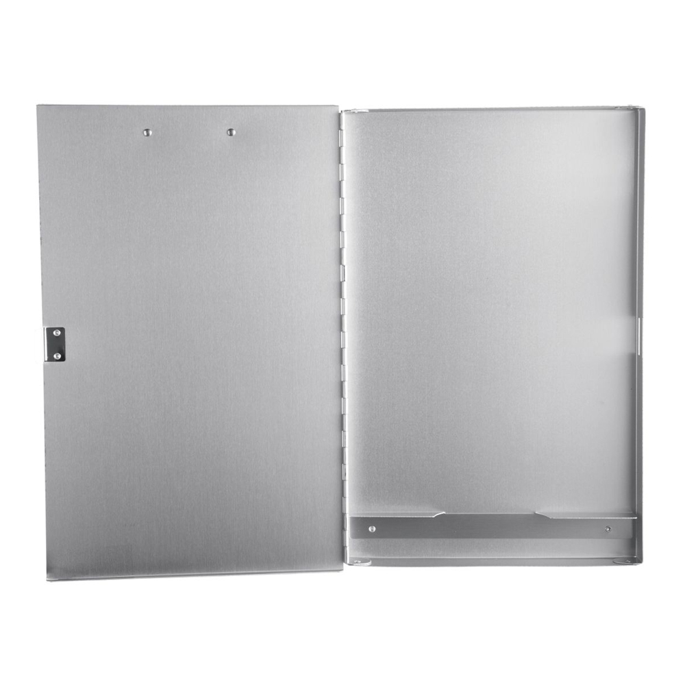 Durable Side Opening Aluminum Clipboard w/ Storage. 4