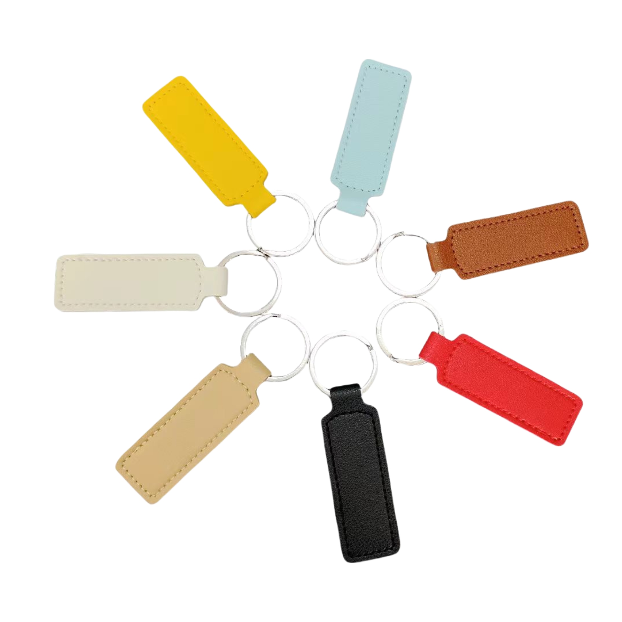 Classic Leather Car Keychain 1