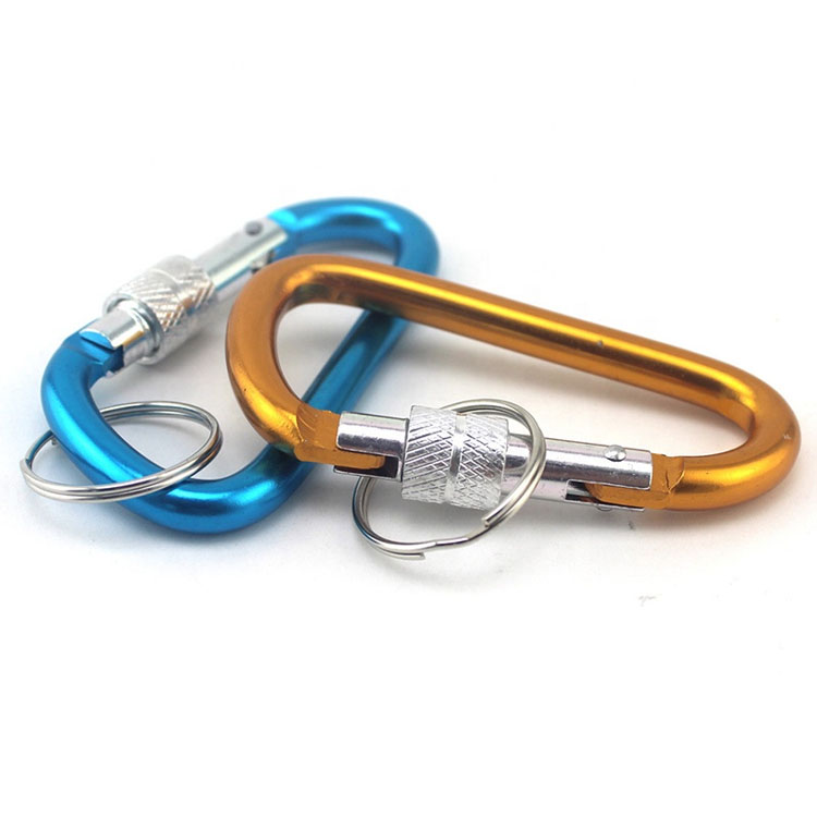 6mm Carabiner With Split Ring 4