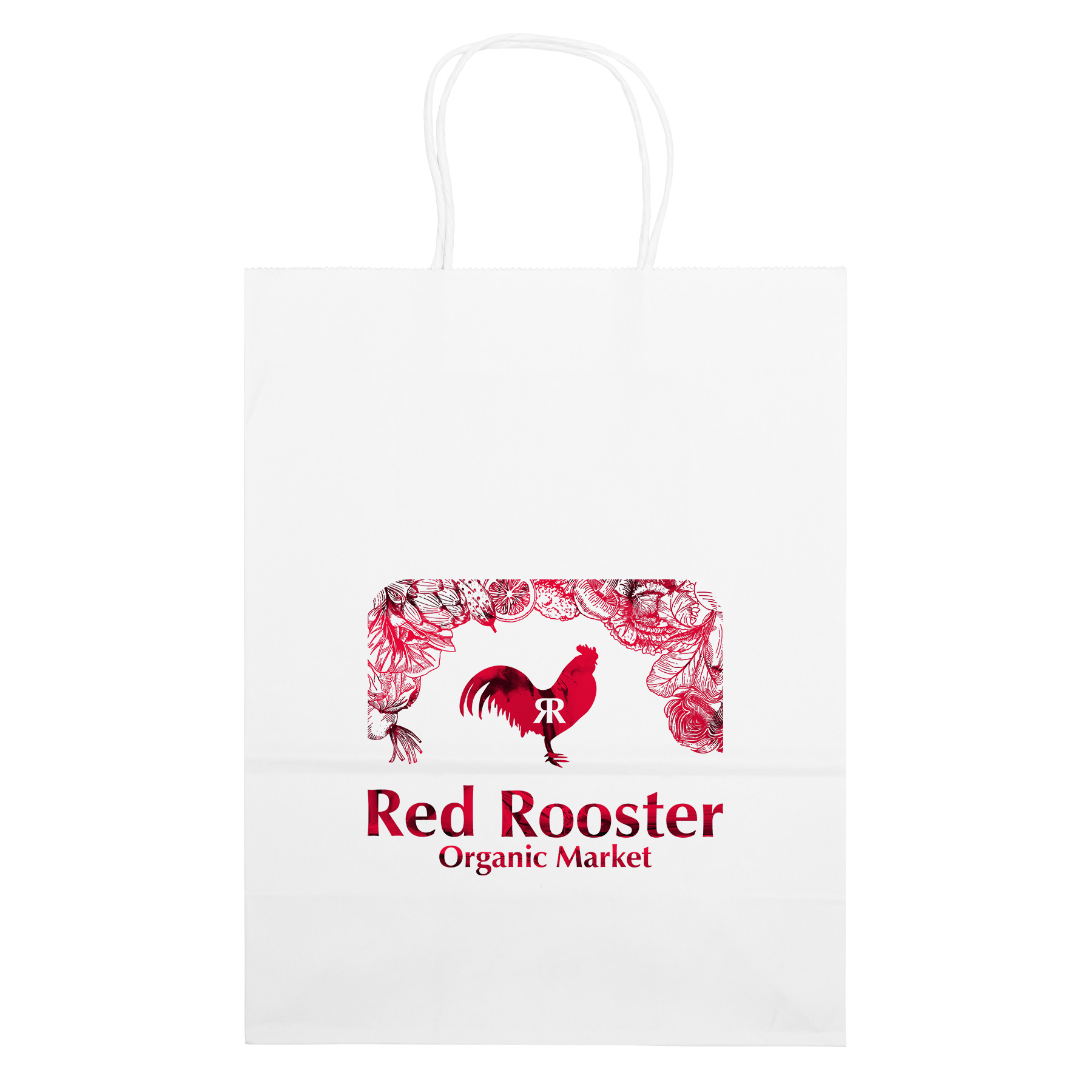 Jenny - White Shopper - Foil Print 4