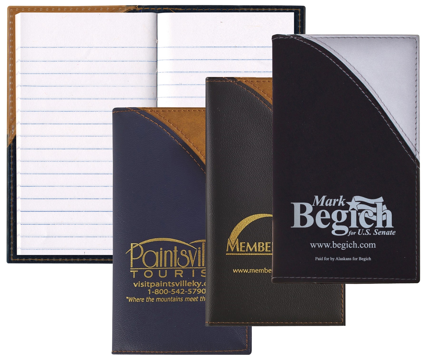 2 Tone Vinyl Designer Series Barcelona Planner - Tally Book 1