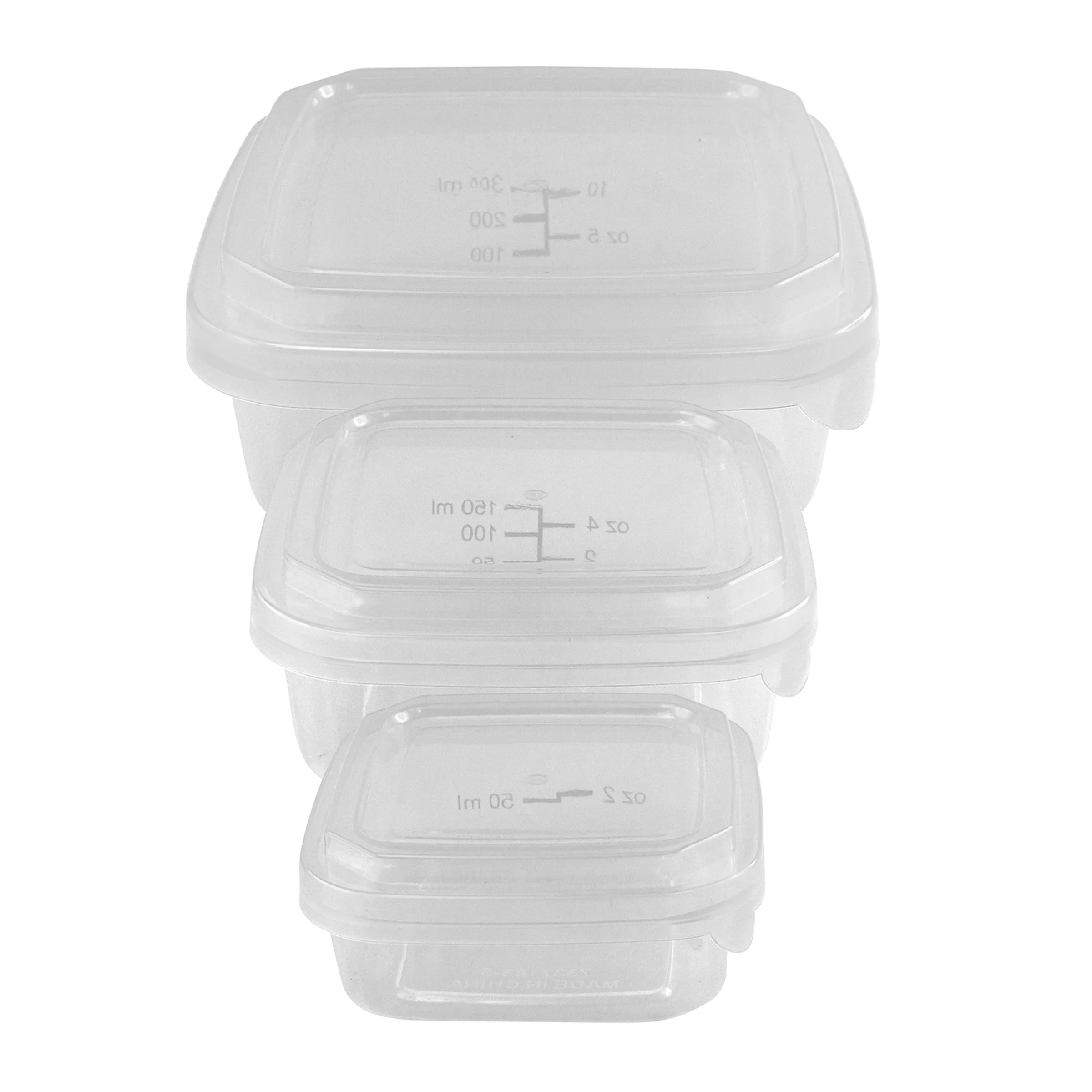 Square Portion Control Containers 14