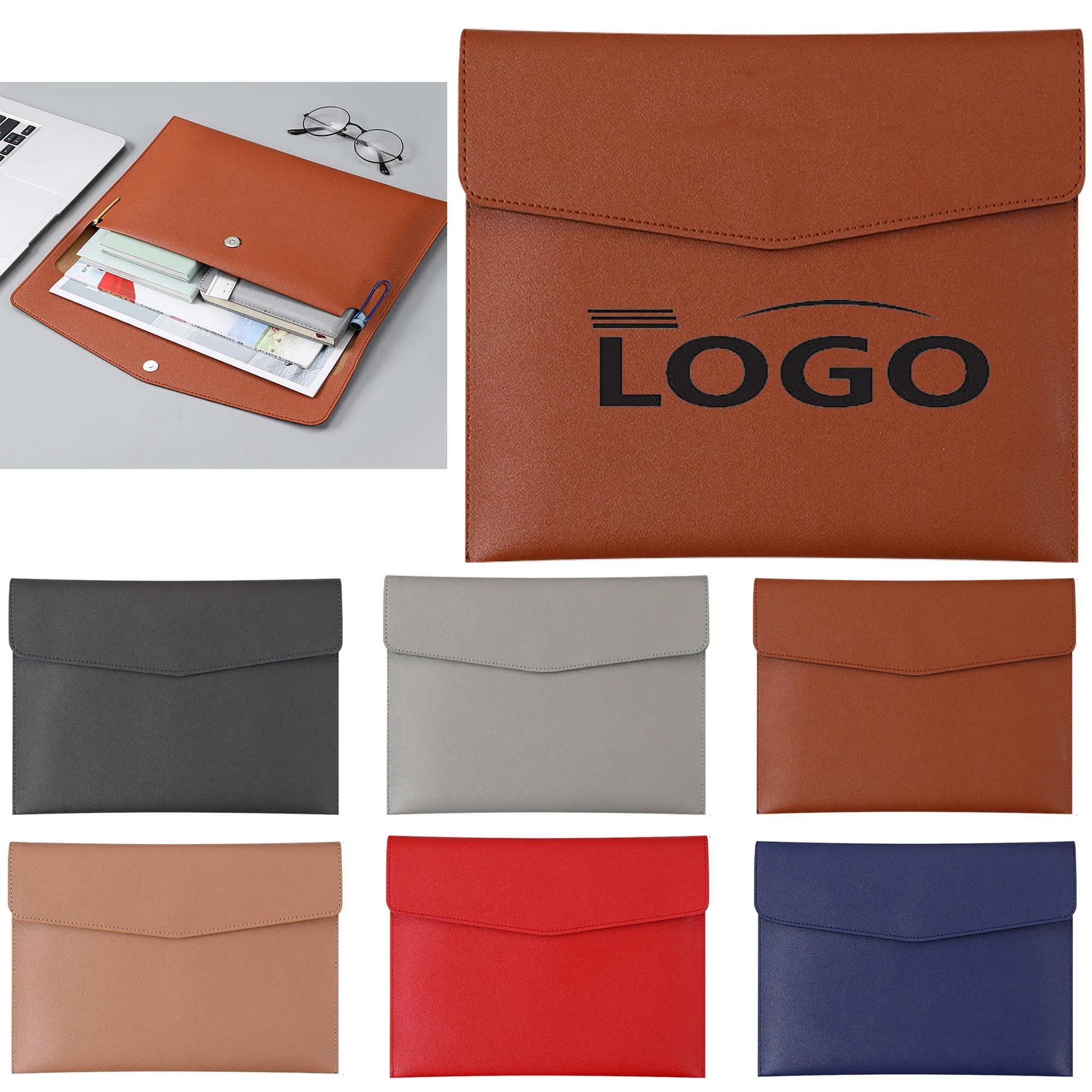Custom leather folder 7