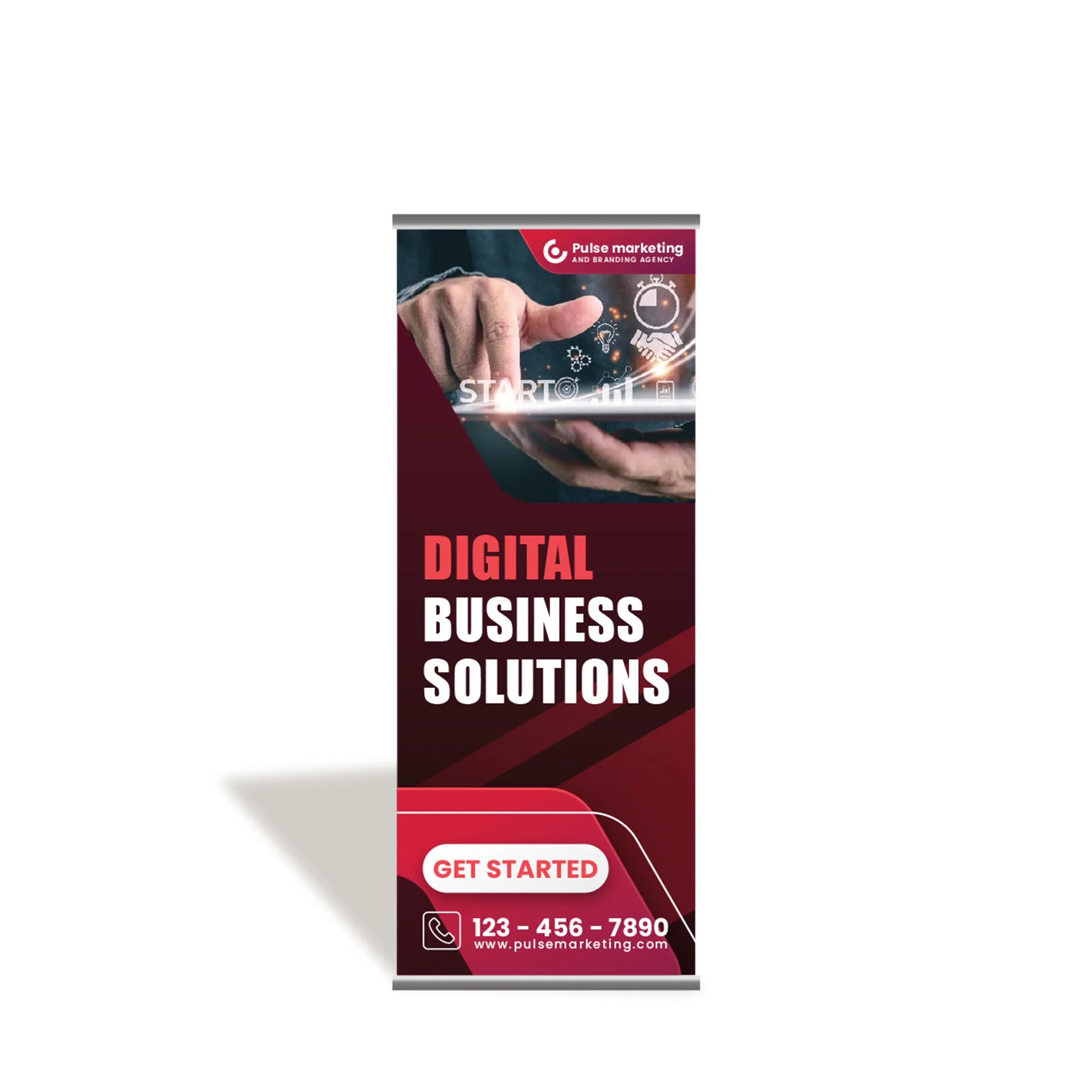 L-Shaped Banner Stand 2