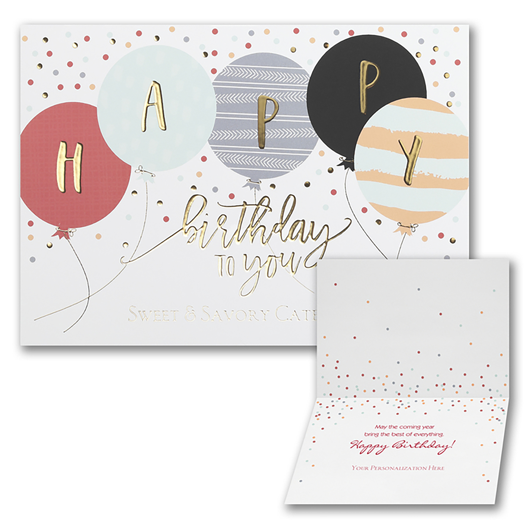 Birthday Festivities Folder Card 4