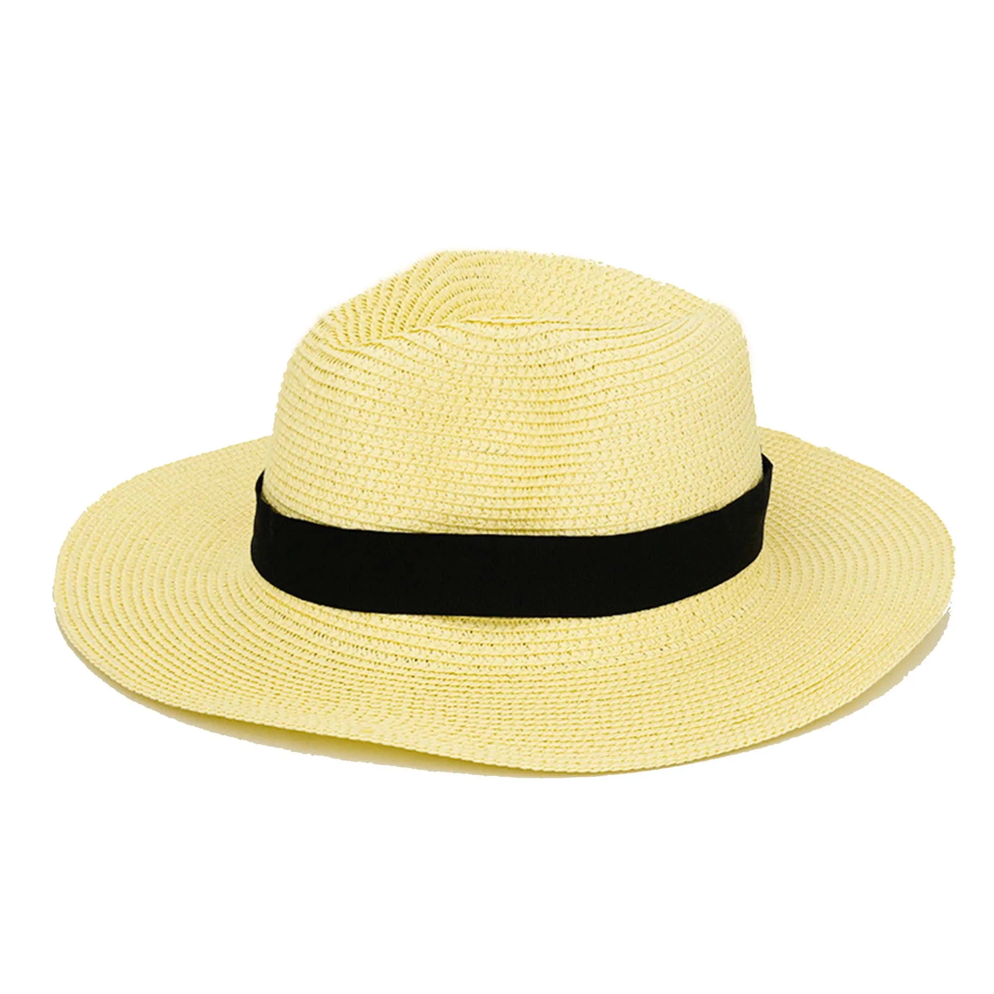 Panama Beach Sun Wide Brim Straw Hat 10