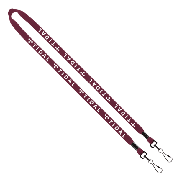 1/2" Cotton Double Swivel Hook Lanyard 44