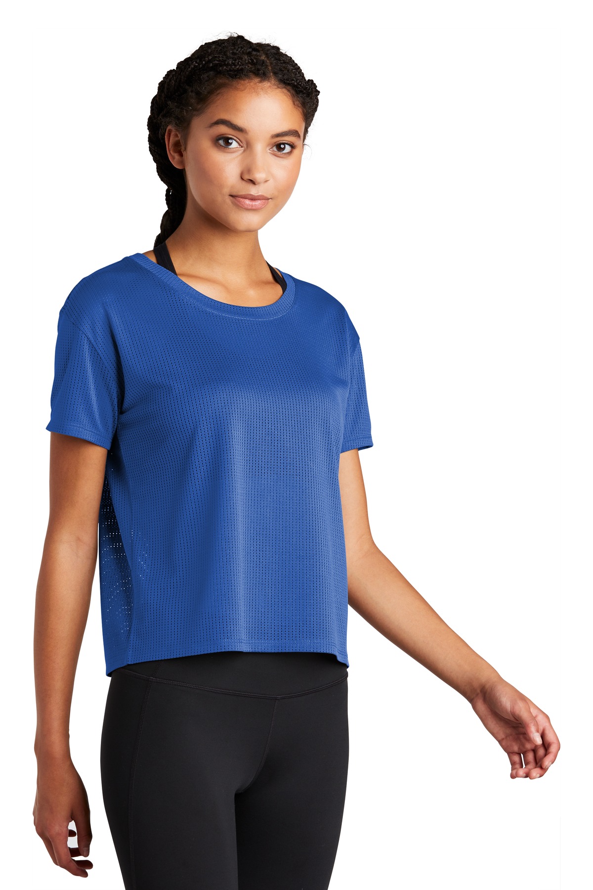 Sport-Tek Women's PosiCharge Draft Crop Tee. LST411 45