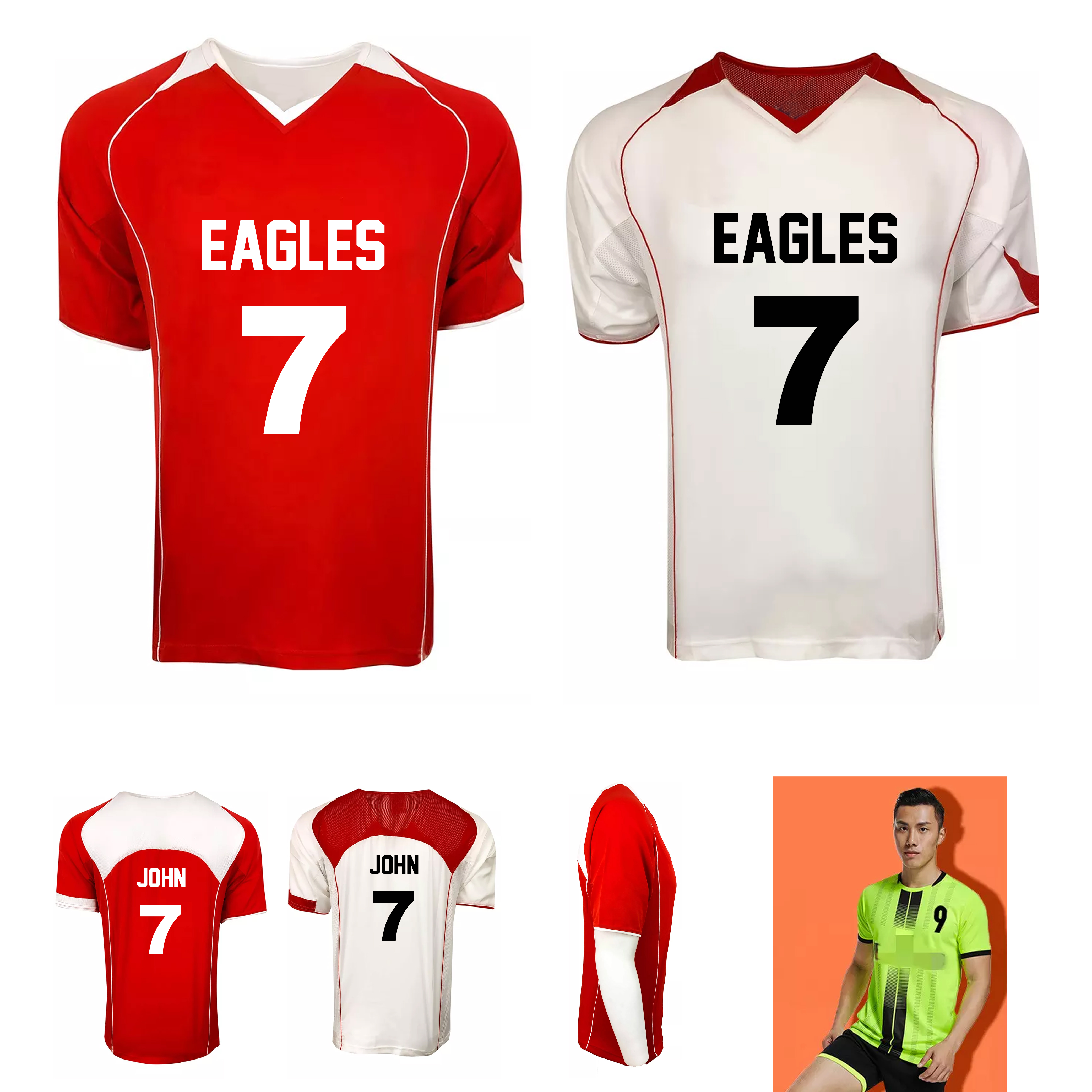 Reversible Personalized Soccer Jersey 3