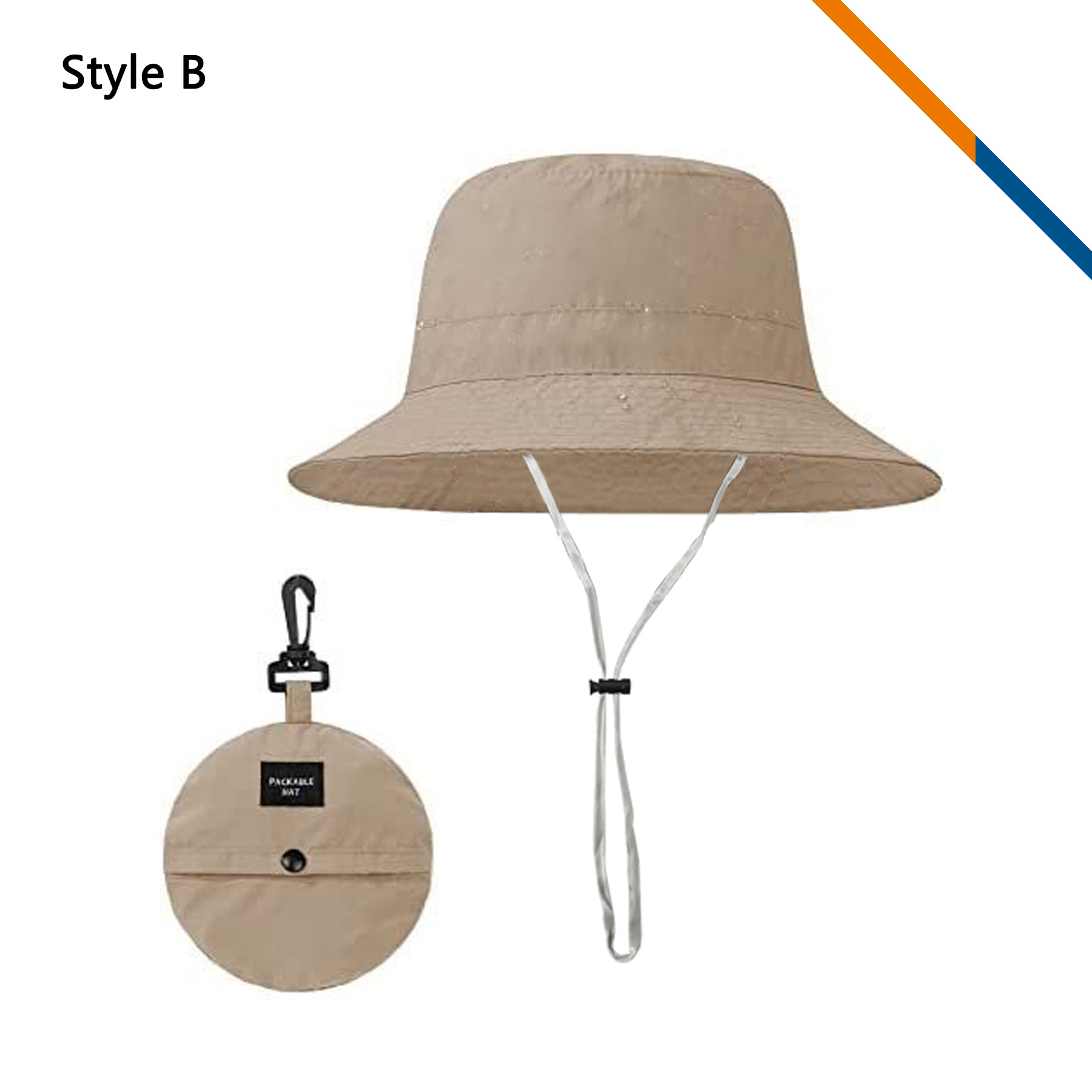 PeakBrim Foldable Hiking Bucket Hat With String 41