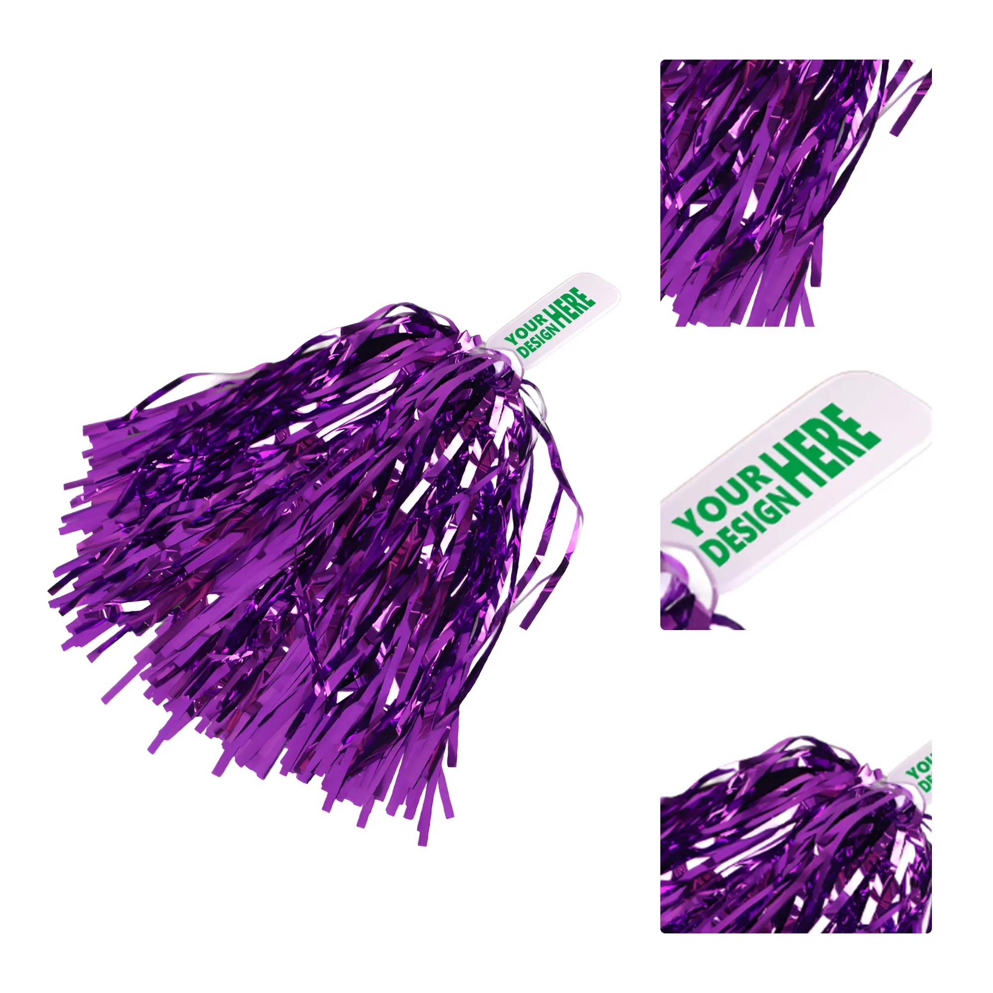 These customizable cheerleading pom-poms are perfect for sch