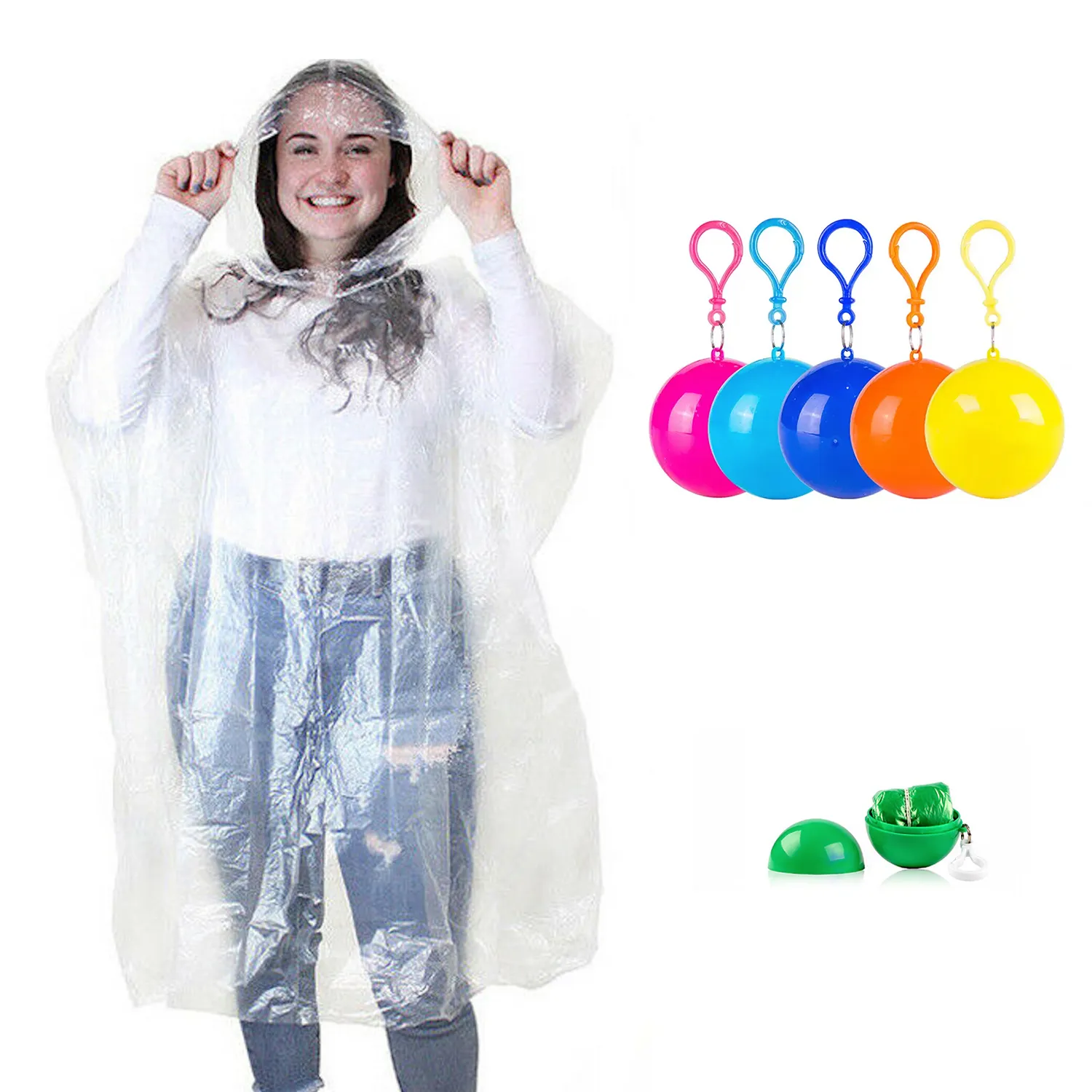 Portable Disposable Raincoat Compressed Pocket Ball 10