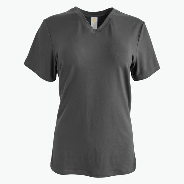 #V171 / Velvet Jersey Women's V-Neck Tee 6